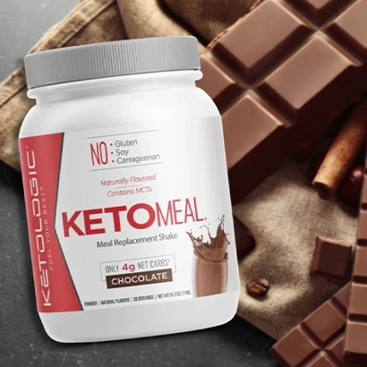 KetoLogic KetoMeal product chocolate flavored 